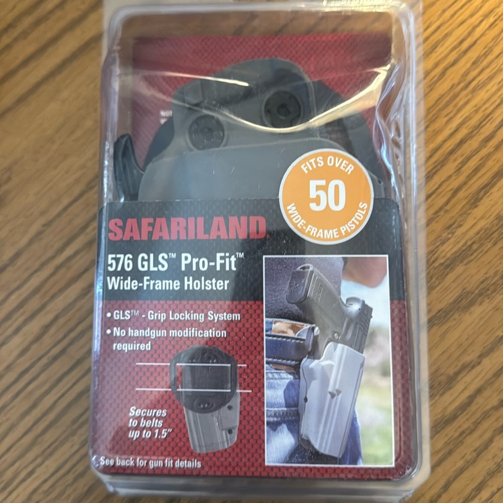 Safariland 576 GLS pro fit wide frame holster- fits 50 pistols
